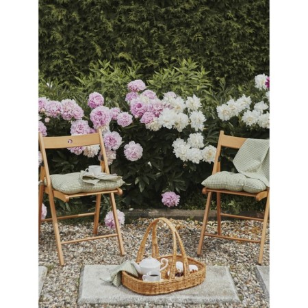 Pillow for shakespeare chair, size 40x40 cm, green color-6