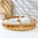 Round shares Jungle, D = 38 cm, bamboo