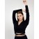 Women's longing, size 46, black color