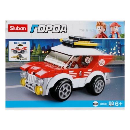 Designer Racing machine Sluban city, 88 parts, 6+-1