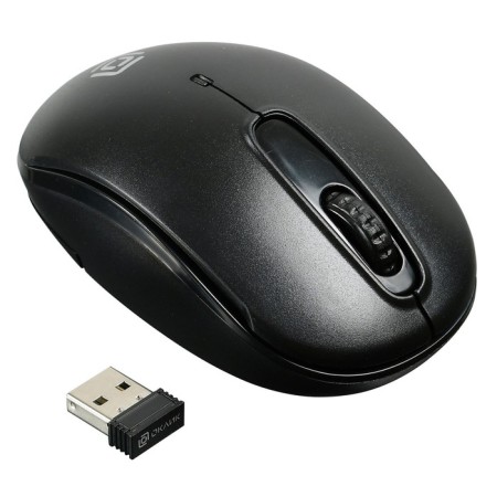 Mouse call 505MW black optical (1000DPI) wireless USB for laptop (3but)-5