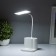 A tabletop lamp with a stand for the phone and pens, 3 compartments, 5W Led USB 2700-6500K