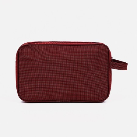Lightning cosmetic bag, external pocket, pen, red color-1