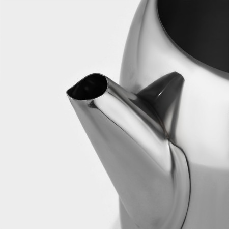 Hot teapot made of stainless steel Magistro Silver Line, 0.9 liters-2