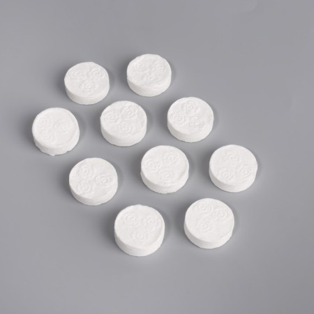 A set of cosmetic face masks, in tablets, 10 pcs, white color-4