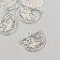 Decor Metal for creativity "Lazvets - I am too lazy" 2.5x1.9 cm