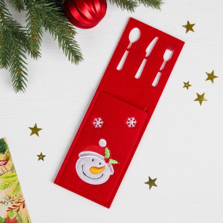 Envelope for cutlery "Snowman"