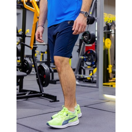 Male sports shorts, size 52, dark blue color-4