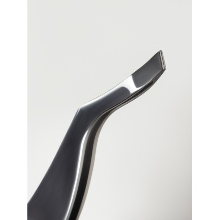Pinzet No. 3 Narrow curved 9*1cm silver zip QF-3