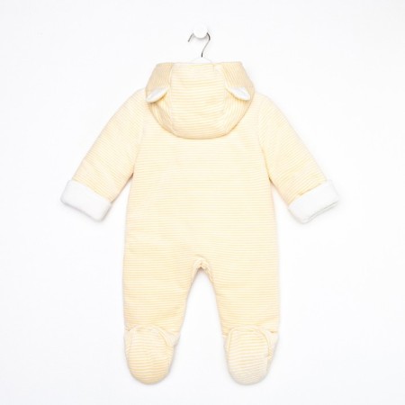 The jumpsuit is insulated, yellow color, height 74-3