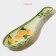 Glass stand under a spoon of Dolce, 23.5 × 8.3 cm
