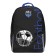 Youth backpack, 38 x 29 x 16 cm, Grizzly 351, ergonomic back, black/blue RB-351-1_3