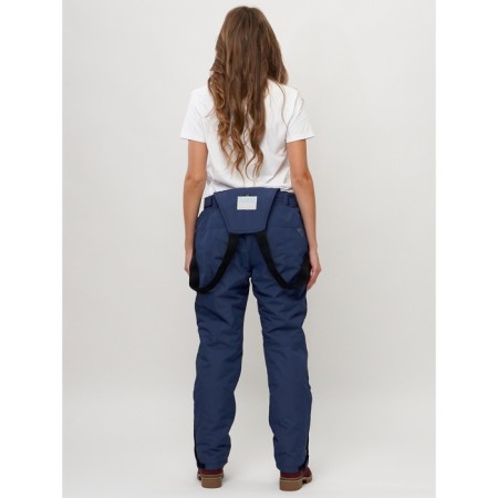 Semi-combinezone ski female, dark blue color, size 52-7