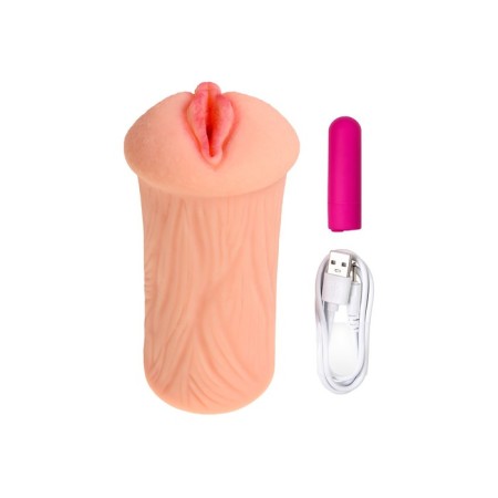 Masturbator Realistic Kokos Elegance.001 with vibration, TPR, bodily, 16 cm-8