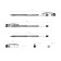 Gel pen Erichkrause G-Point, black ink, node 0.38 mm, letter line length 500 meters