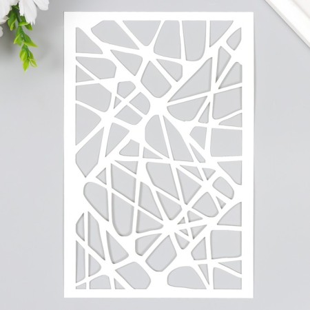 Plastic "pattern" 24x16 cm stencil