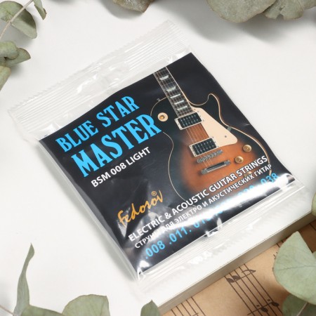 Strings Blue Star Master (008 - 038, hung - stainless steel.