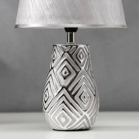 HELP lamp 16195/1 E14 40W gray with silver 20x20x33 cm Risalux-4