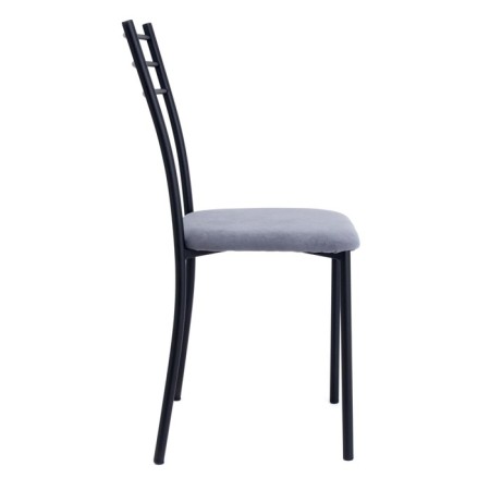 Chloe chair velor graphite/black-1