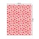 The tablecloth “hearts on the stripes”, rectangular, Saten, size 145x180 cm