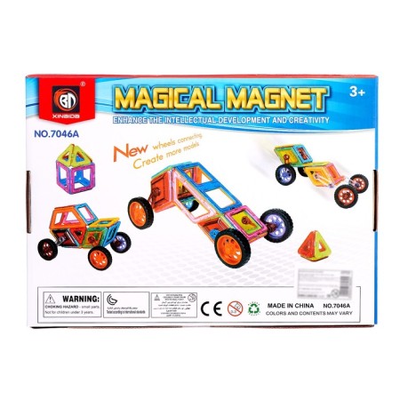 Magnetic designer "Magic Magnet", 46 parts-6