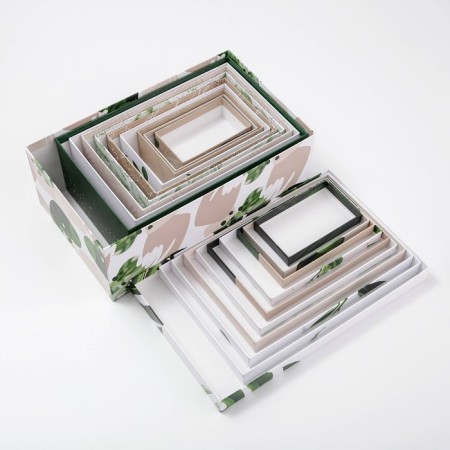 Set of boxes 10 in 1, gift packaging, “Green”, 12 x 7 x 4 - 32.5 x 20 x 12.5 cm-6