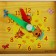 Wooden toy "Counting material with a clock. Three cats "