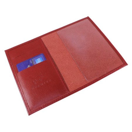 Passport cover, map for maps, red color-1