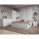 Bedside table, 400x374x501, white
