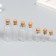 Decor for creativity glass "Budger with a cork" set 7 pcs