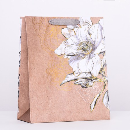Crafts "Ice Floristics" 26 x 32 x 12 cm