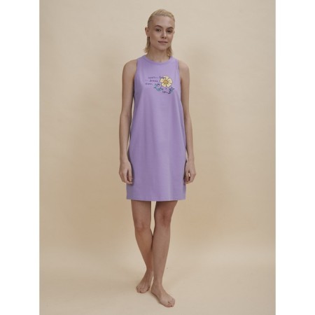 Female dress, size m, lavender color-6