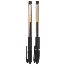 A set of gel pens, 2 pieces, 0.7 mm, with rubber holders, for the exam, in a package