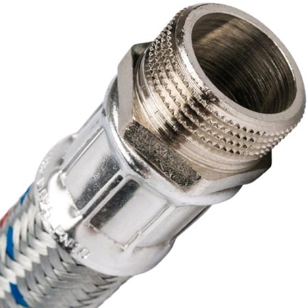 Water eyeliner Stout SHF-0168-252525, 1 "X1", external/int. thread, corner, 100 cm, steel-2