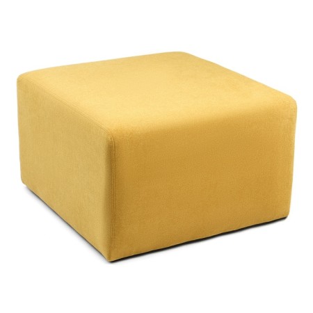 Puff "Warsaw" velor Happy 560 yellow 70x68x45
