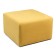 Puff "Warsaw" velor Happy 560 yellow 70x68x45