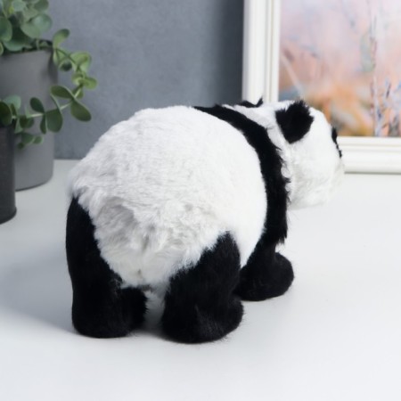 Fluffy Artificial fur "Panda" 12.5x22x11 cm-3