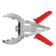 Ticks for installing piston tundra rings, rubberized handles, 50 - 100 mm