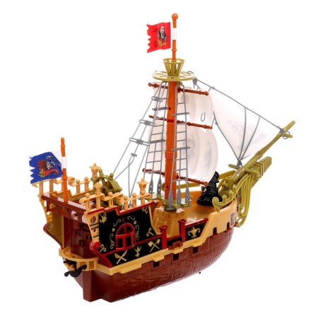 A set of pirates "Terrible Parus", with ship and pirates-3