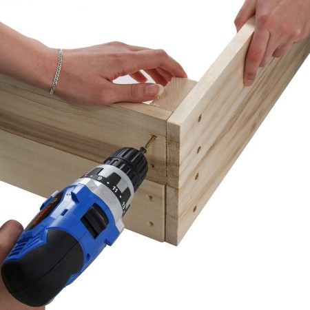 Sandbox is a nursery wooden, without a lid, 100 × 100 × 20 cm, without painting, pine, Greengo-8