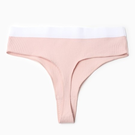 Panties of Brazilian Minaku Rubber Size 40-42, beige color-3