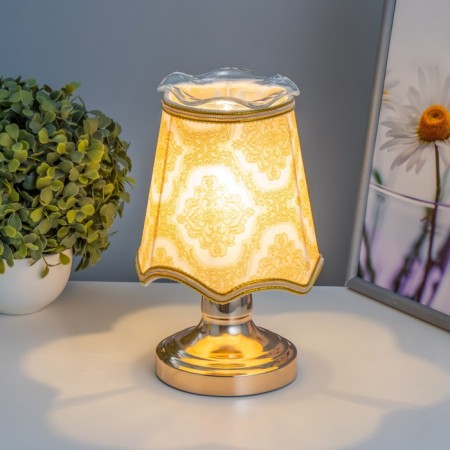 Aromarrier touchscap "Adele" G4 35W gold 16.5x16.5x25 cm Risalux