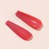 Patching nails, 24 pcs, ballerina shape, matte red color