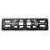 Frame for a car number, book, black, "honeycomb"