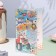Postcard "Beloved grandson!" Glitter, congruen, ball, car, 12.5x19.4 cm