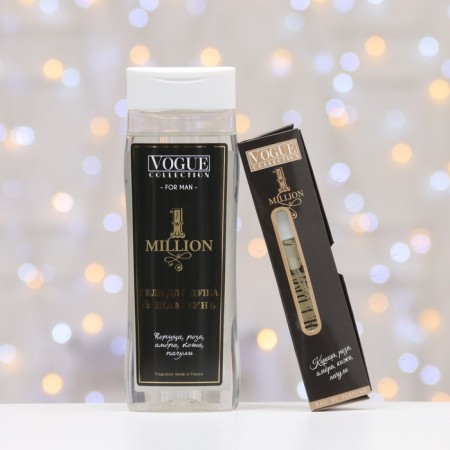 Gift set of men's 1 Million, shower gel 250 ml, perfume water 30 ml-8