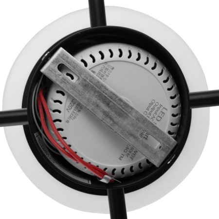 Luer with PDU 2300/9BK LED 190W 3000-6000K Black 85x85x9 cm Bayerlux-10