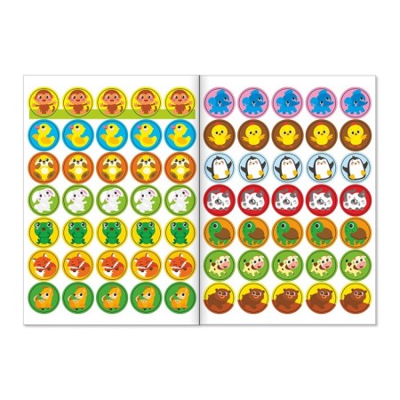 Kruzhoki stickers Set "Introduce animals", 3 pcs. 16 p.-3