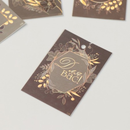 Cardboard "Flowers 07" set 10 pcs (5 types) 4x6 cm-2
