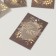 Cardboard "Flowers 07" set 10 pcs (5 types) 4x6 cm